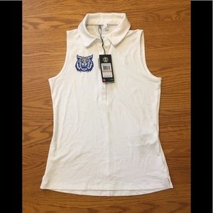 NWT UNDER ARMOUR Heat Gear Sleeveless Polo Wildcat